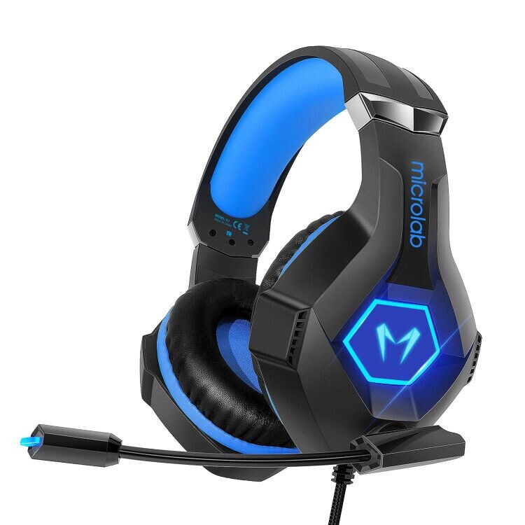 

Компьютерная гарнитура Microlab G7 blue/black