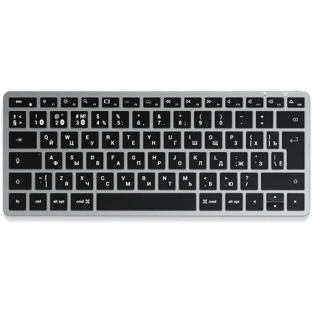 

Клавиатура Satechi Slim X1 Bluetooth RU Серый космос (ST-BTSX1M-RU)