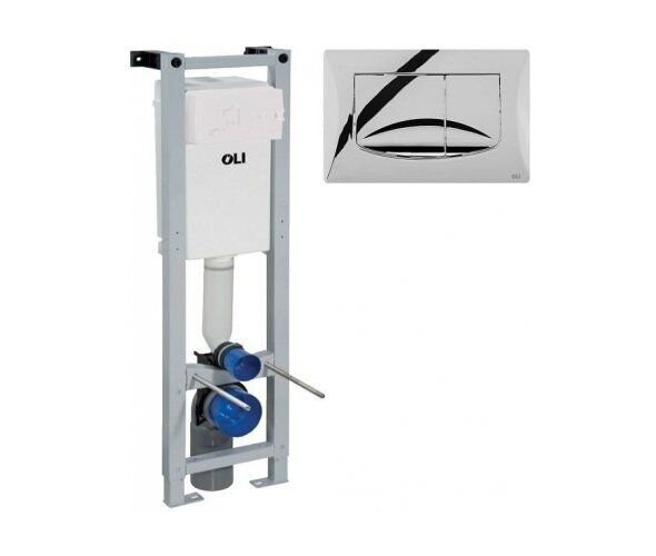 

Комплект инсталляции OLI QUADRA 280490mRI00 с клавишей смыва RIVER DUAL, для подвесных унитазов