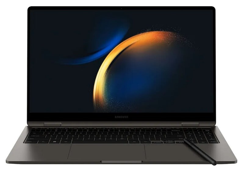 

Ноутбук Samsung Galaxy Book3 360 i7-1360P/16Gb/1Tb SSD/UMA/W11 Eng. (только англ. клавиатура) Graphite (NP750QFG-KA3IN)