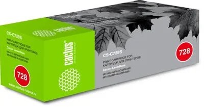 

Картридж Cactus CS-C728S черный