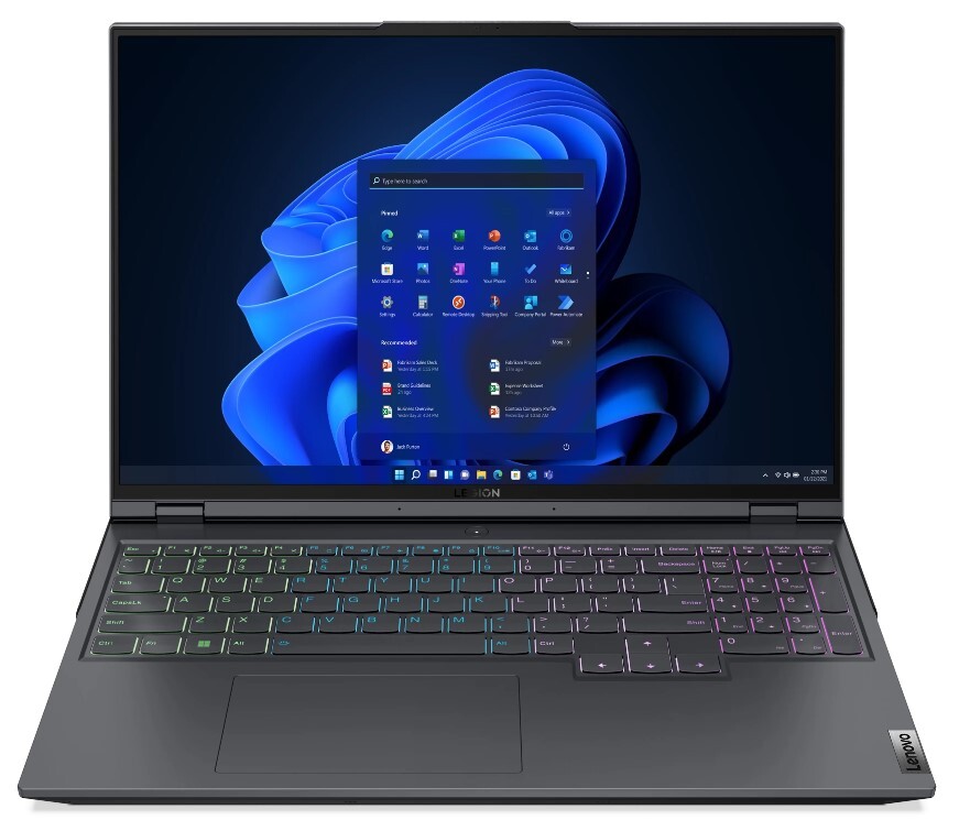 

Ноутбук Lenovo Legion 5 Pro 16ARH7H Win11Home grey (82RG000MRU)