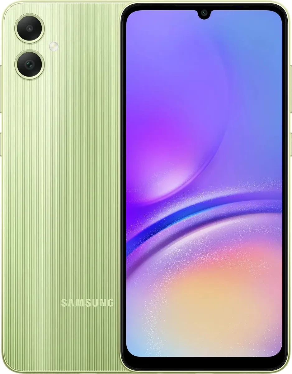 

Телефон Samsung Galaxy A05 4/128Gb зеленый (SM-A055FLGGMEA)