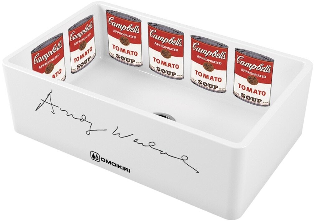 

Кухонная мойка Omoikiri Mikura 76-Warhol Natceramic/white