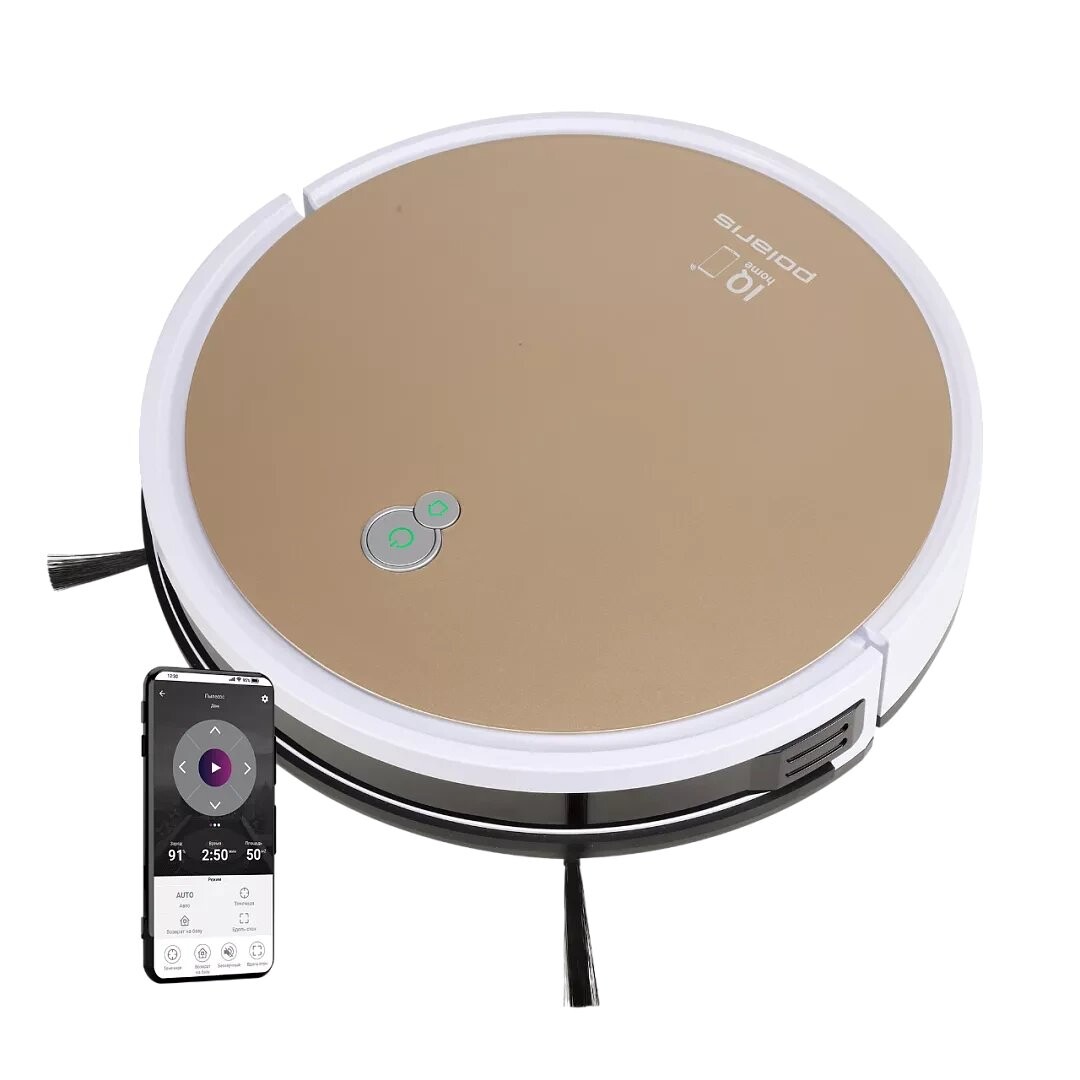 

Пылесос Polaris PVCR G2 0726W WIFI IQ Home Золотой