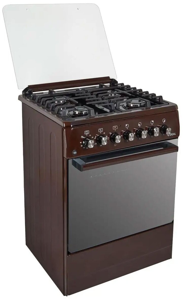 

Газовая плита Ideal L250 коричневый (чуг.реш)