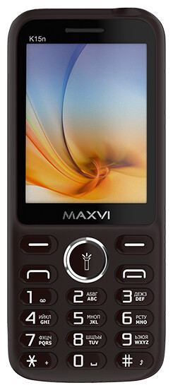 

Телефон Maxvi K15n brown