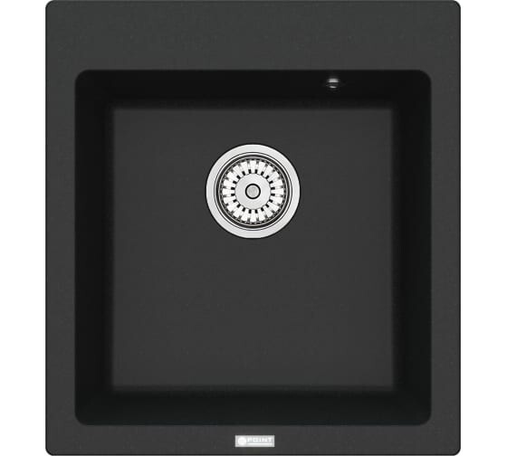 

Кухонная мойка Point Моко 47 черный
