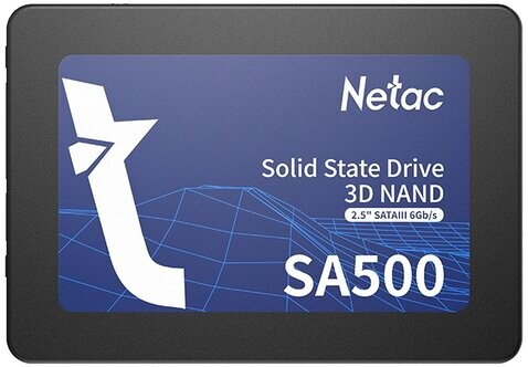 

SSD накопитель Netac 480GB SA500 (NT01SA500-480-S3X)