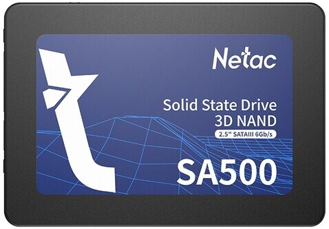 

SSD накопитель Netac 960Gb 2.5 (NT01SA500-960-S3X)