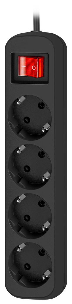 

Удлинитель Defender G418 1.8м, 4 розетки