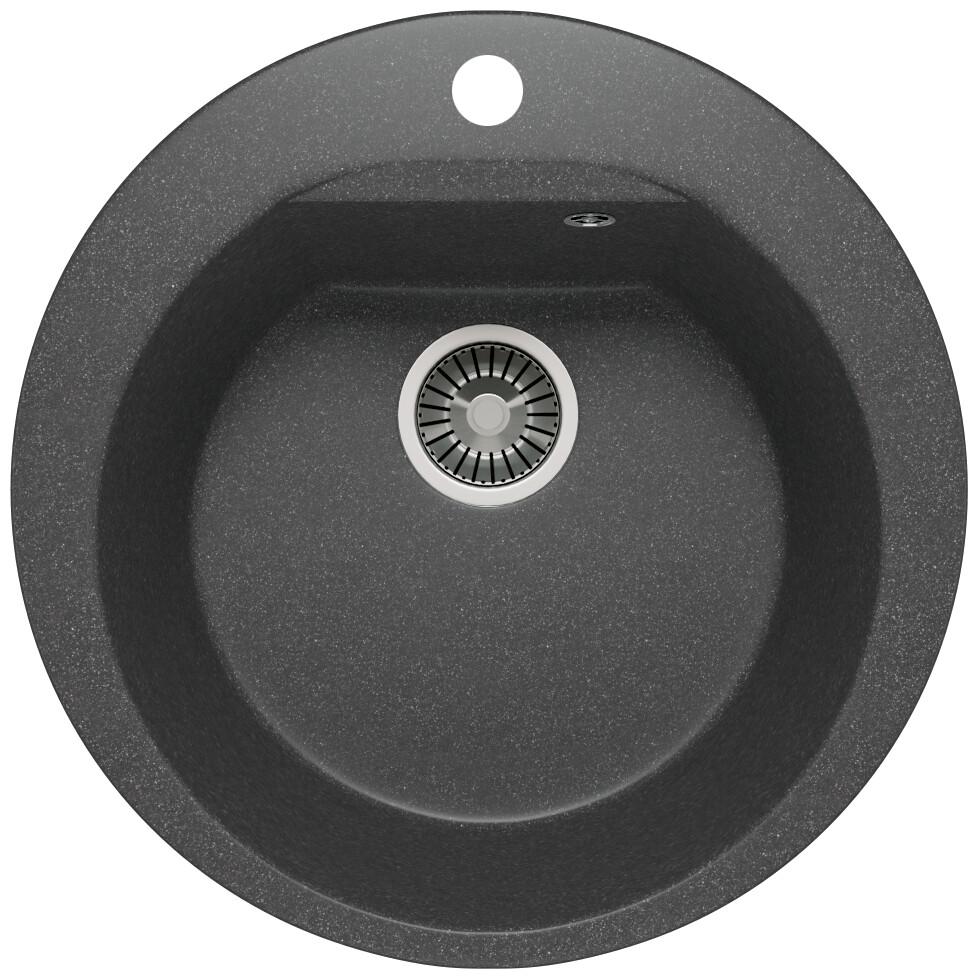 

Кухонная мойка Polygran ATOL-520 Черный (N16)