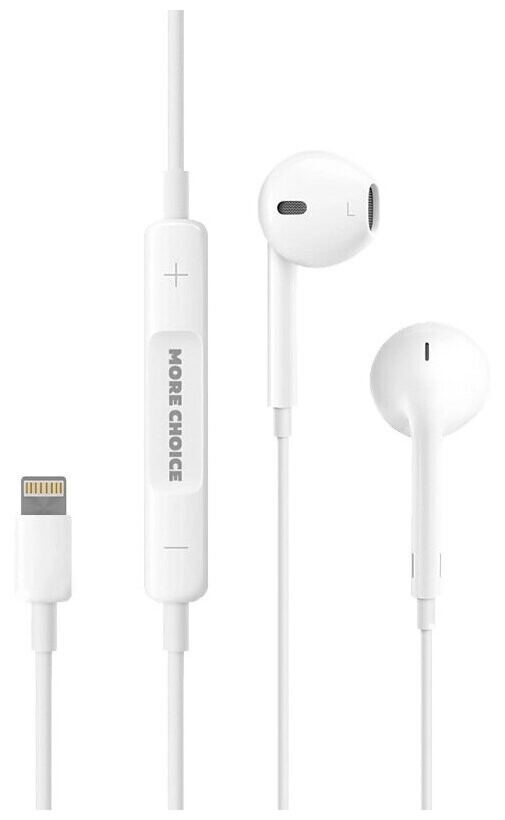 

Наушники More choice G13i White