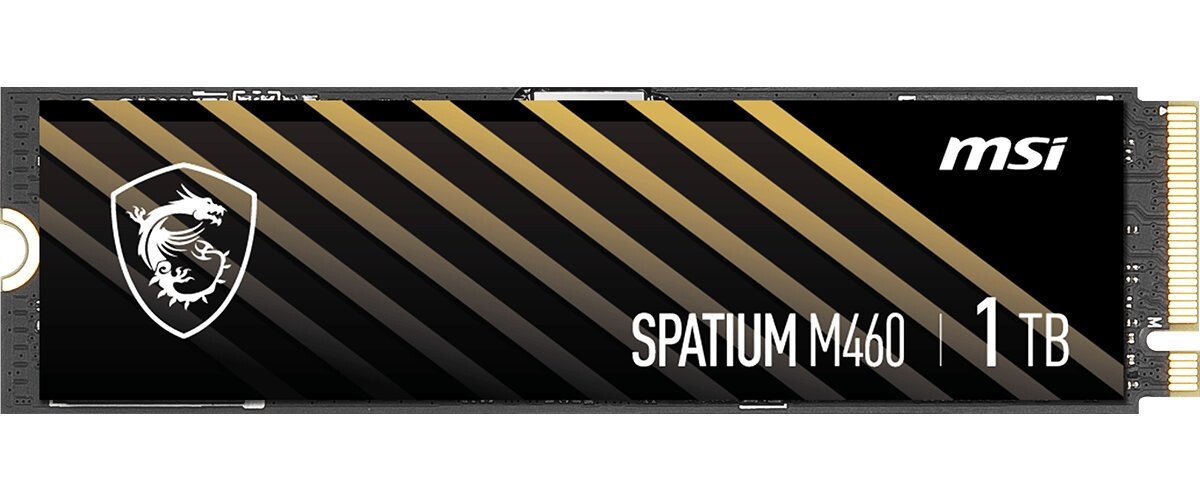 

SSD накопитель MSI SPATIUM M460 PCIE 4.0 NVME M.2 1TB