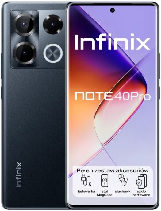 Телефон Infinix Note 40 Pro 12/256Gb Black