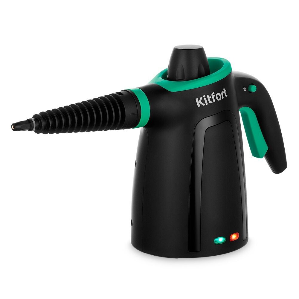 

Пароочиститель Kitfort KT-9170-2 черно-зеленый