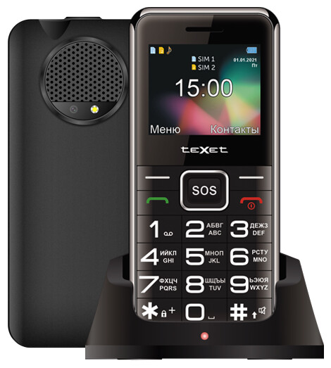 

Телефон TeXet TM-B319 черный