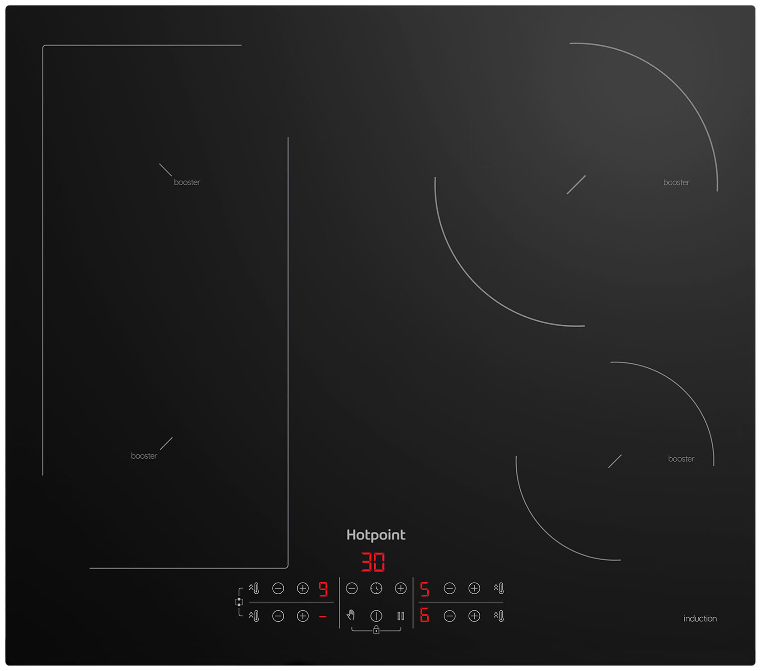 

Электрическая варочная панель Hotpoint HB 1560B NE