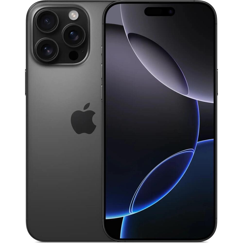 

Телефон Apple iPhone 16 Pro Max 512Gb (A3297) черный титан