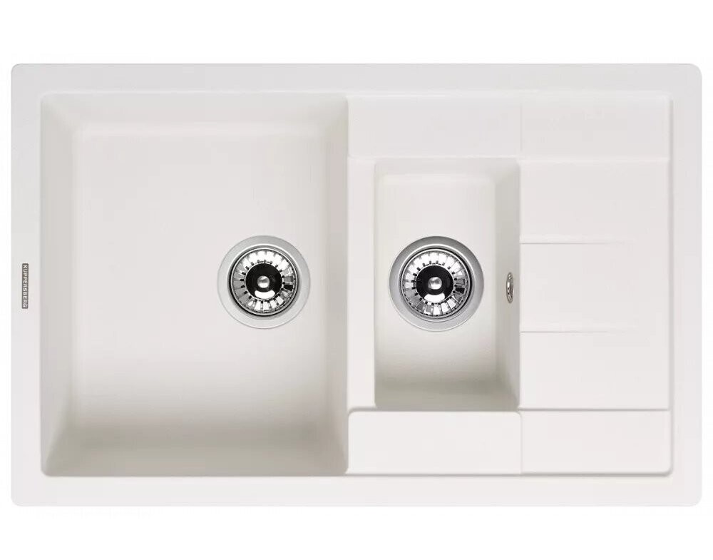 

Кухонная мойка Kuppersberg MODENA 1,5B1D WHITE ALABAS