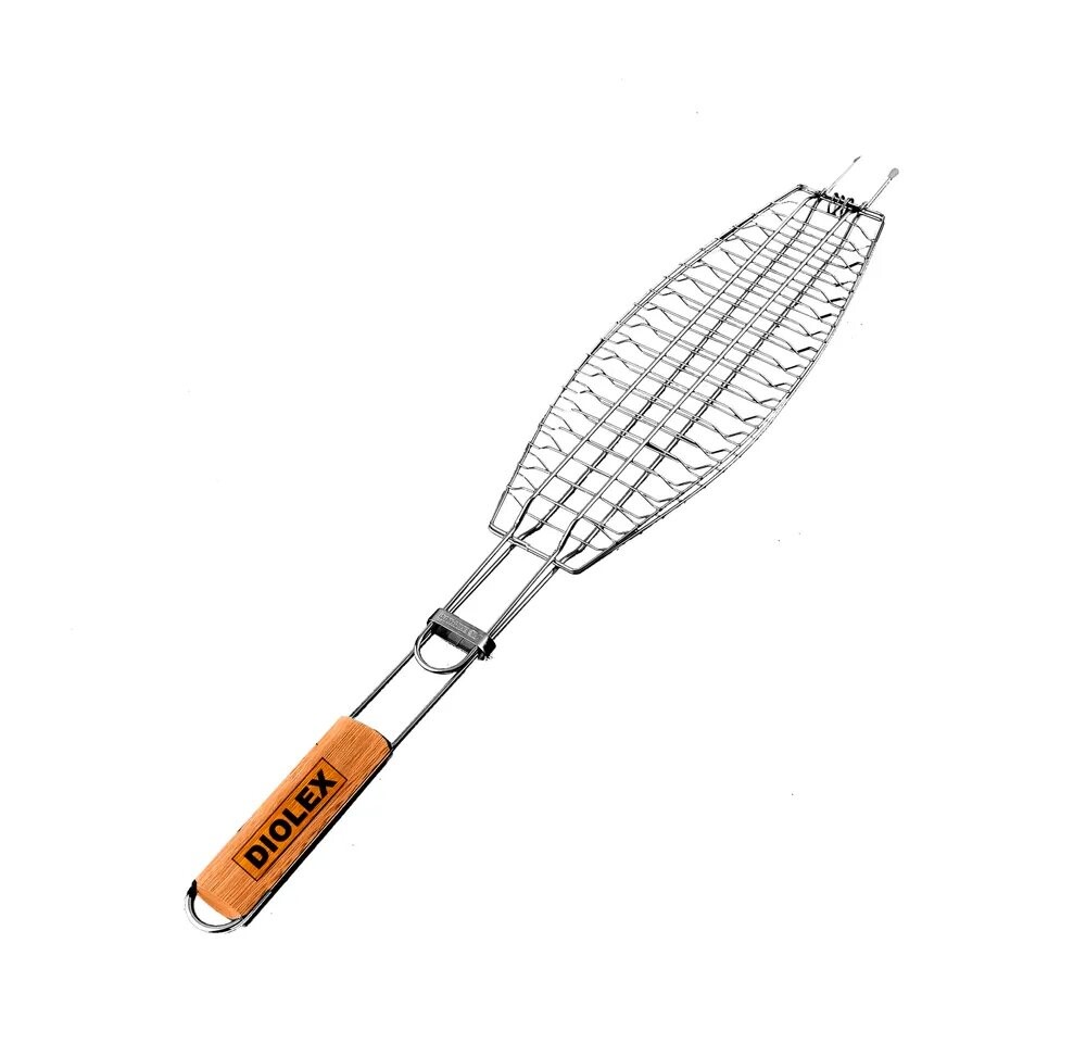 

Аксессуар для грилей DIOLEX DX-F0001 (с хромированным покрытием) для рыбы 36х12,5см