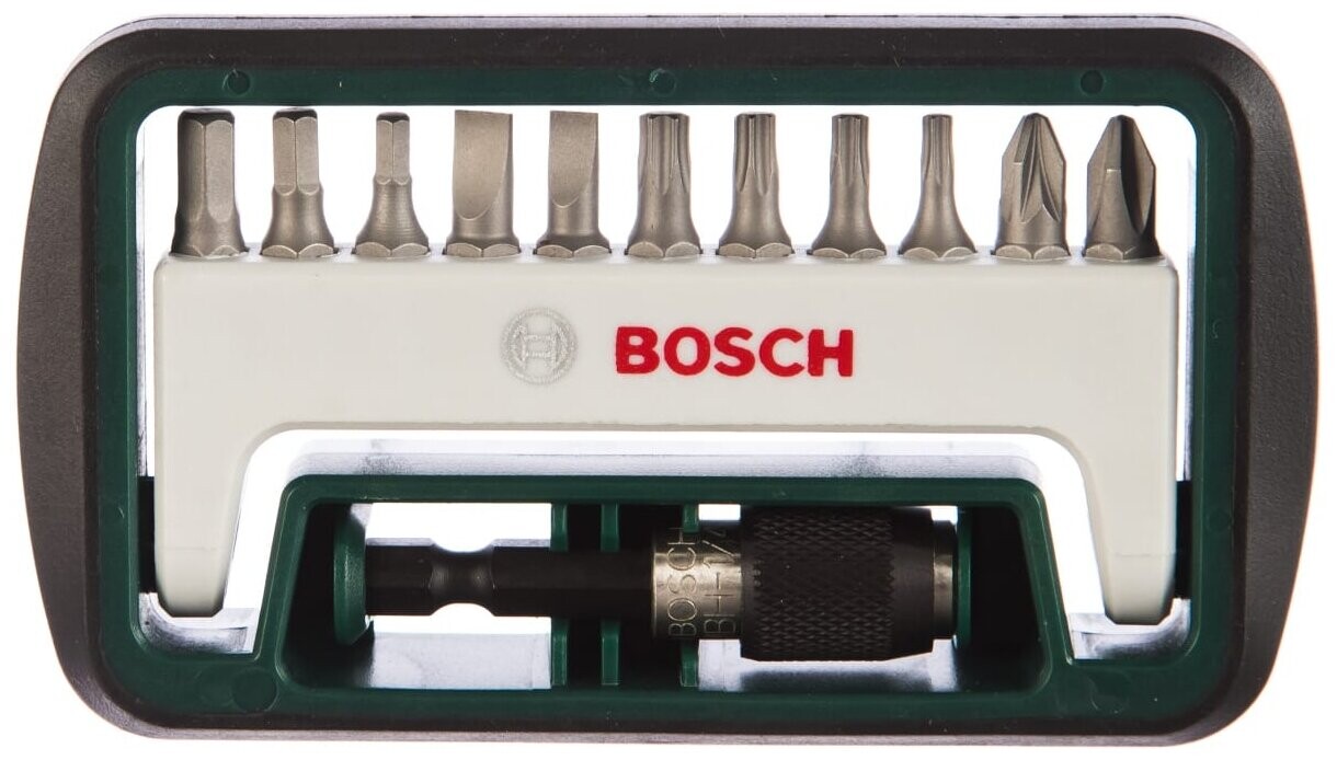 

Набор бит Bosch PH PZ TORX SL HEX XH 12пр. (2608255995)