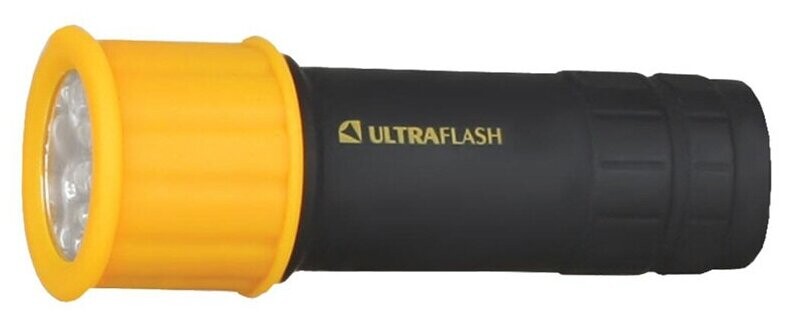 

Фонарь портативный Ultraflash LED15001-B желтый/черный