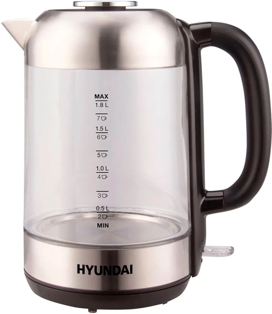 

Чайник HYUNDAI HYK-G2012 черный/прозрачный
