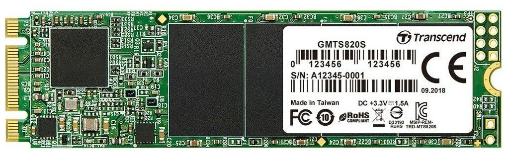 

SSD накопитель Transcend 960GB M.2 2280 (TS960GMTS820S)