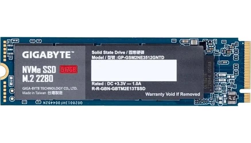 

SSD накопитель Gigabyte GP-GSM2NE3512GNTD