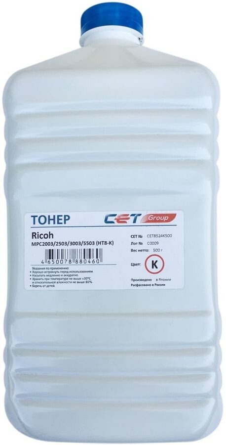 

Тонер Cet HT8-K CET8524K500 черный 500гр