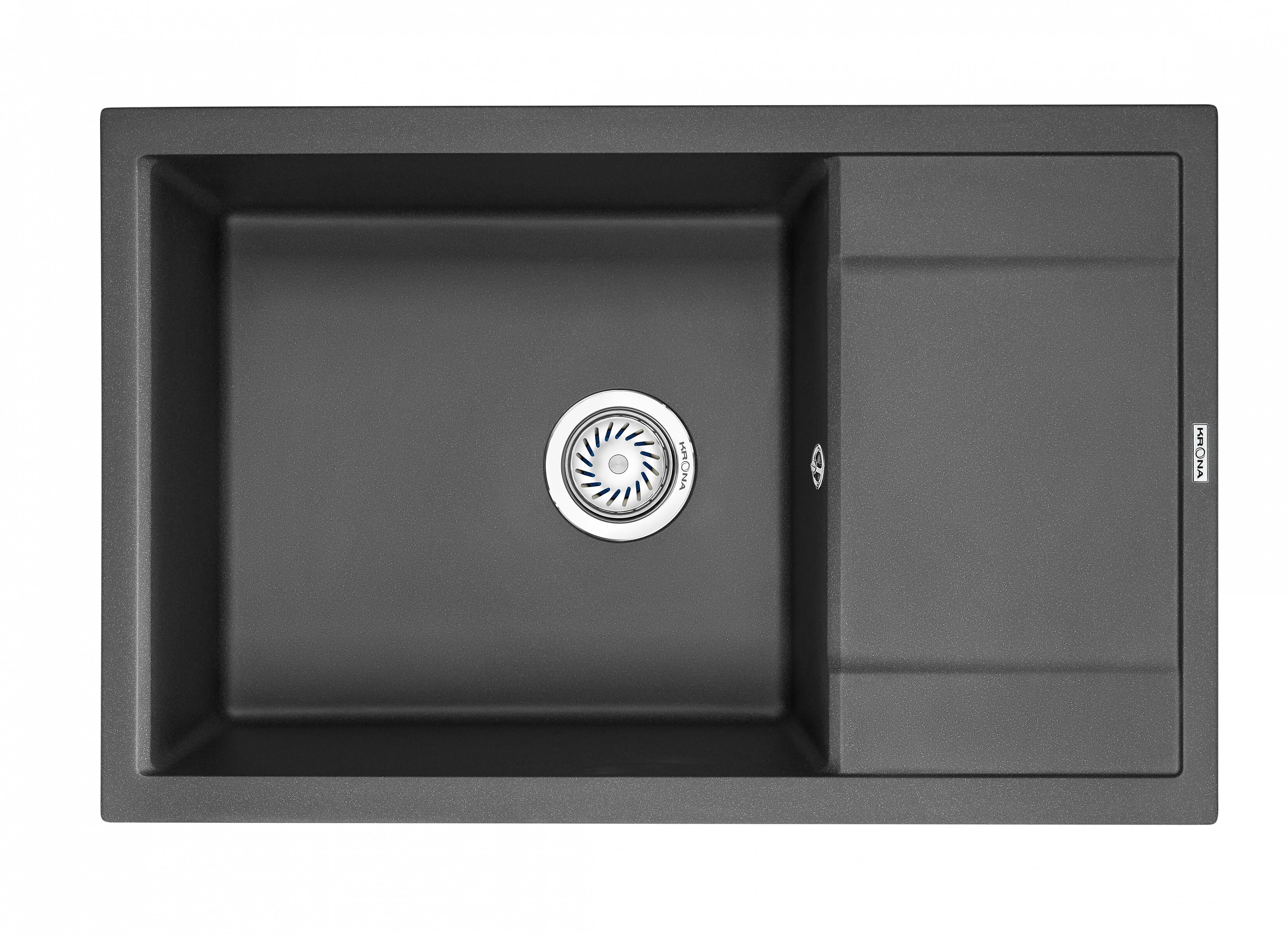 

Кухонная мойка KRONA FLUGEL WRL780-500 1 BLACK