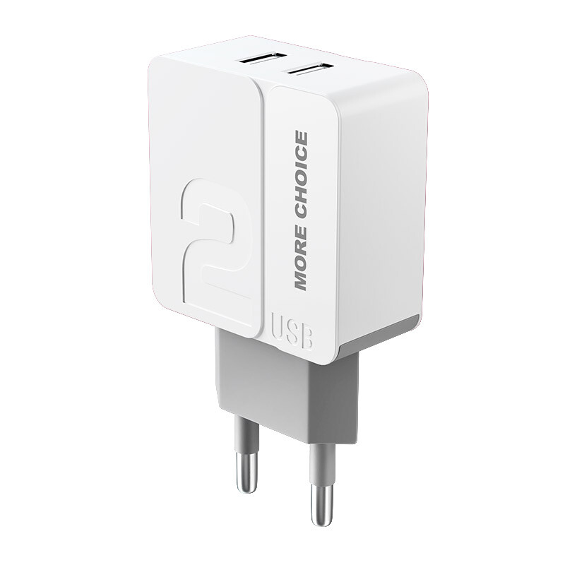 

Сетевое зарядное устройство More choice NC46 White/Grey
