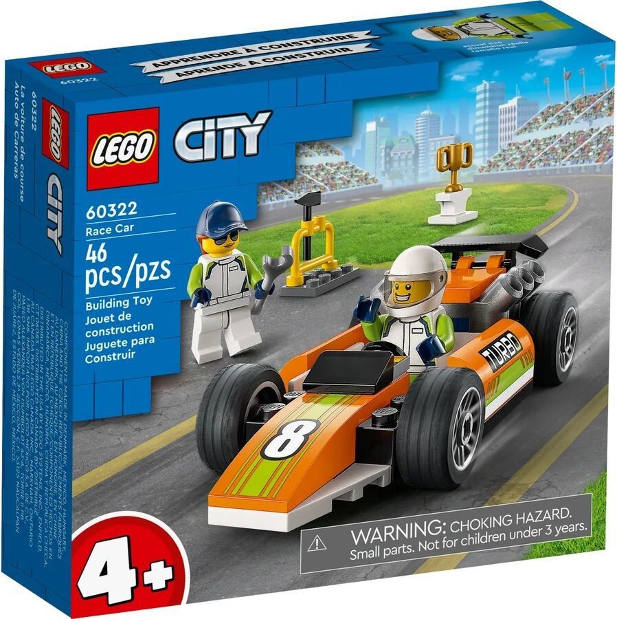 

Конструктор Lego City Гоночный автомобиль (46дет.) (60322)