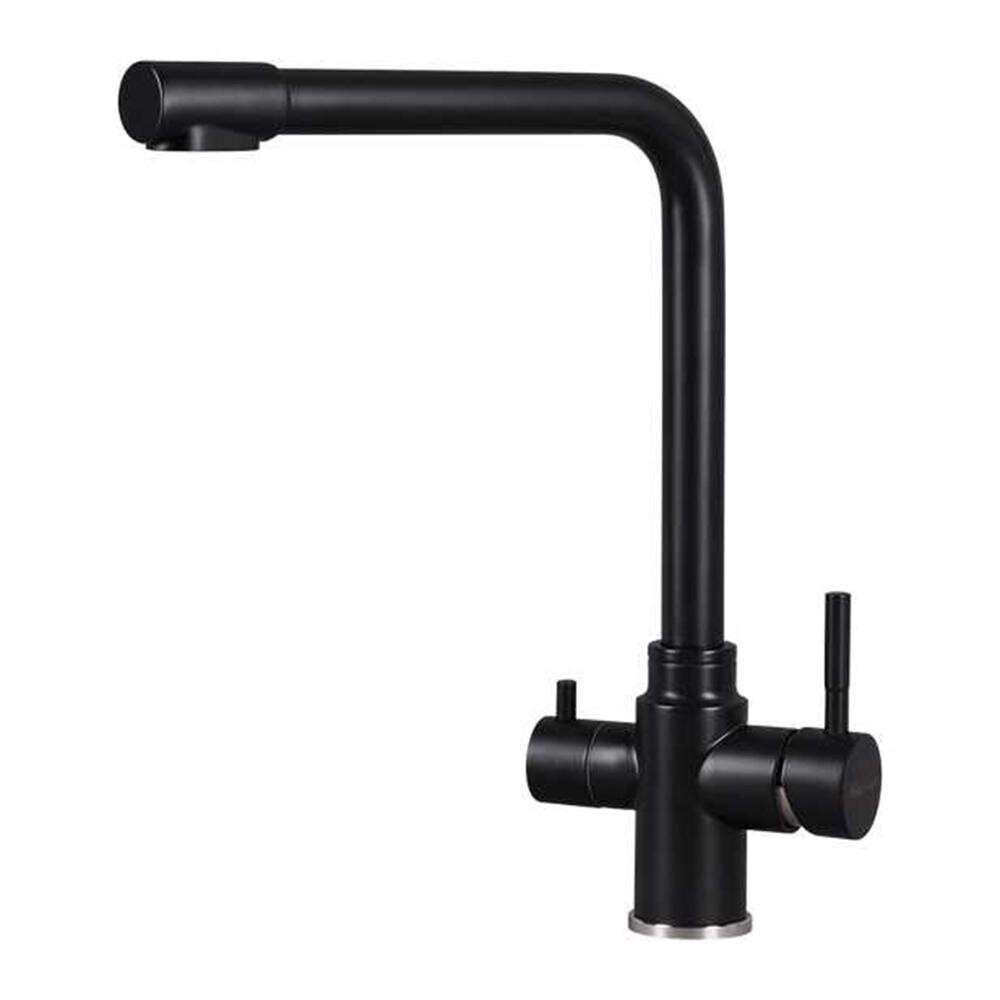 

Смеситель для кухни Kuppersberg Geo KG2385CR BLACK METAL.