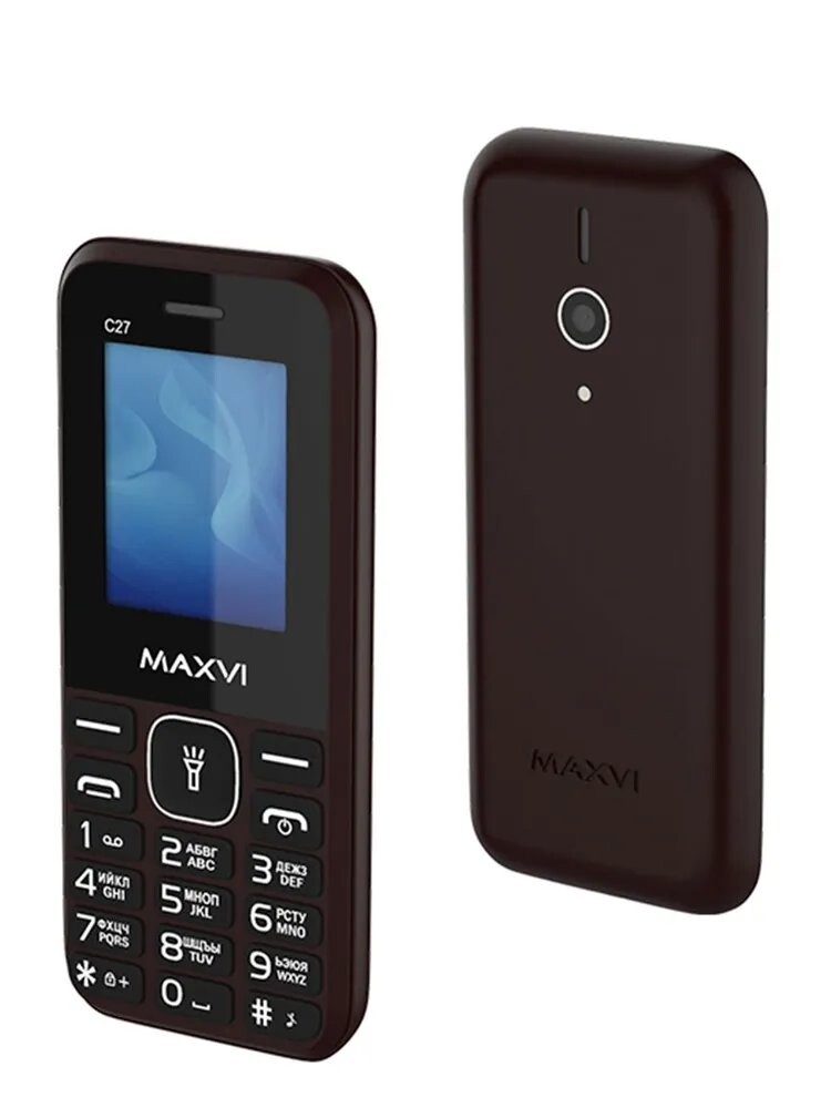 

Телефон Maxvi C27 Brown