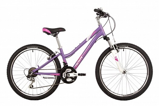 

Велосипед для подростков NOVATRACK 24SHV.JENNYPRO.12VL23 фиолетовый
