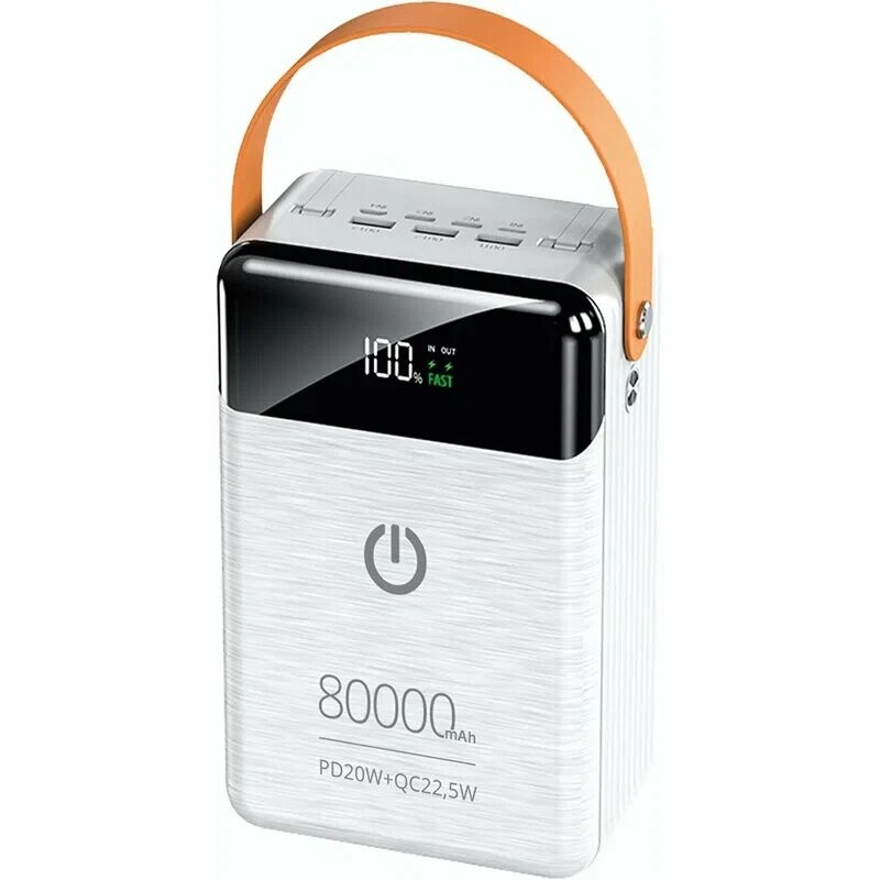 

Внешний аккумулятор Perfeo PRODIGE 80000mAh белый (PF-С3700)