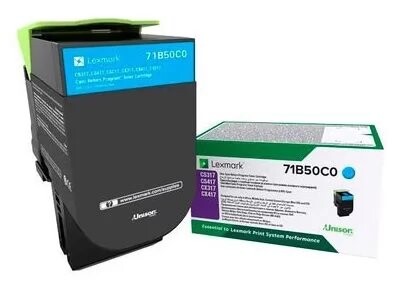 

Картридж Lexmark 71B50C0 голубой