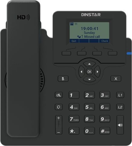 

VoIP-телефон Dinstar C60SP черный