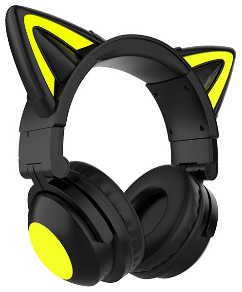 

Наушники Qumo Party Cat mini черный/желтый (34915)