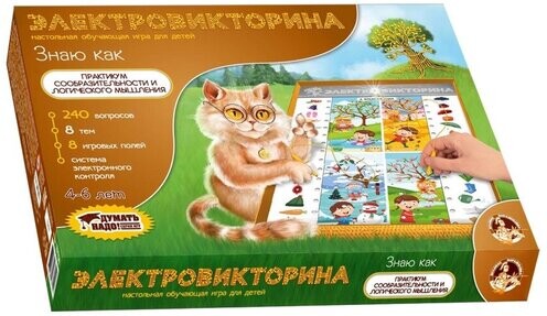 

Настольная игра Десятое королевство Электровикторина Знаю как (03704)