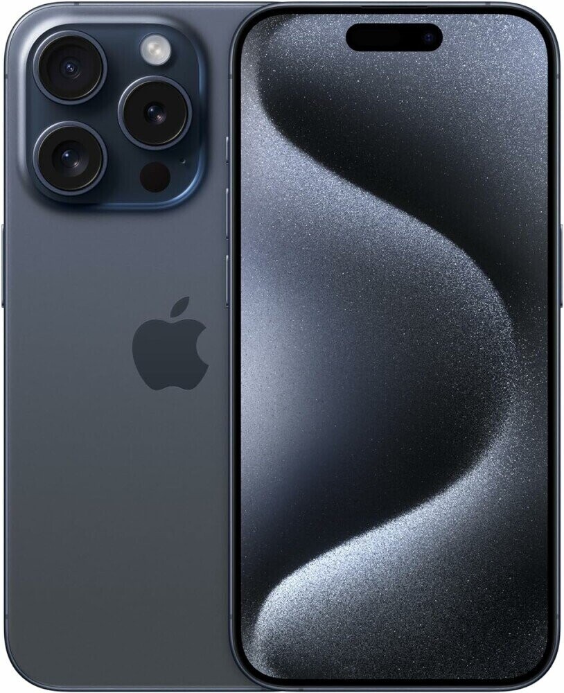 

Телефон Apple iPhone 15 Pro A3104 256Gb Blue Titanium (MV983CH/A)