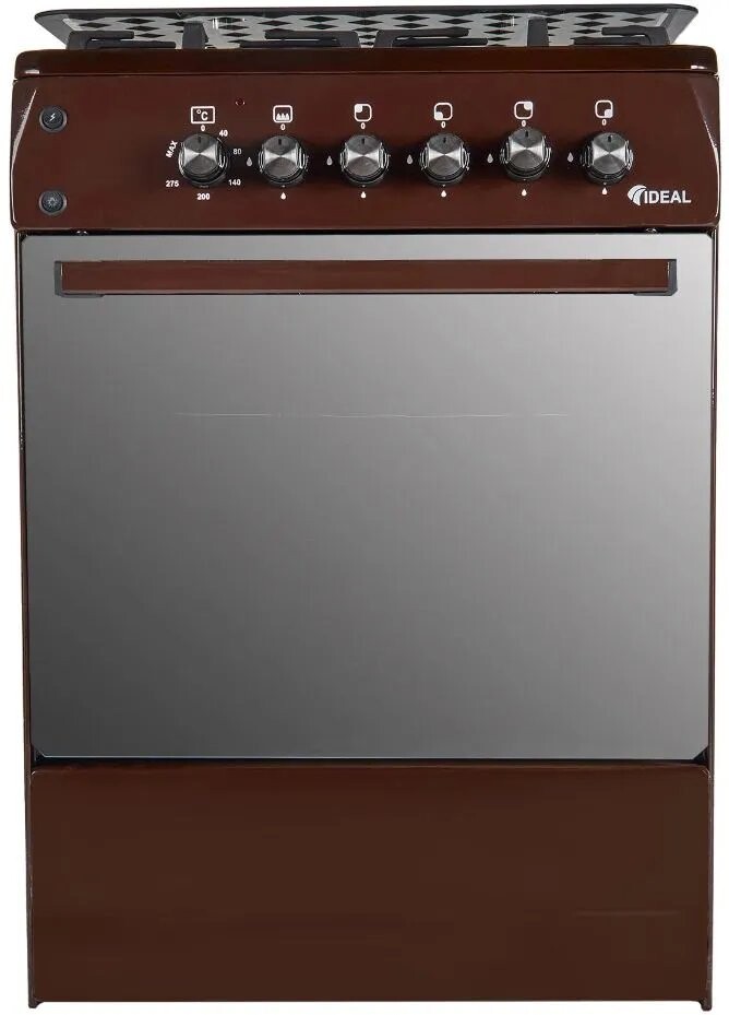 

Газовая плита Ideal L280 ГК чуг. коричневый