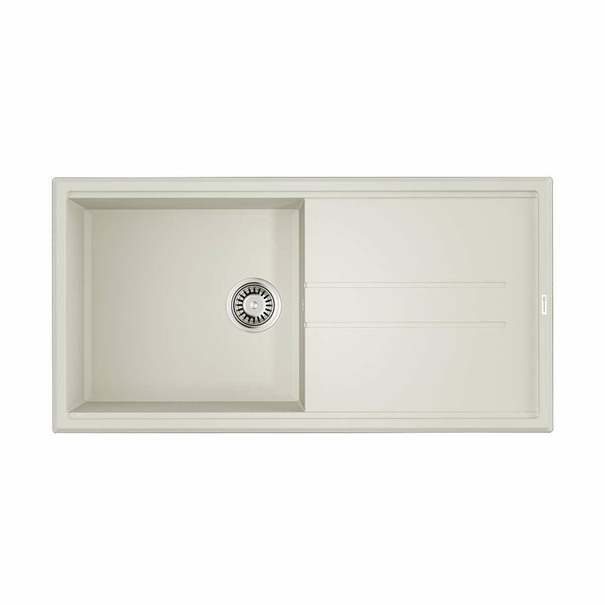 

Кухонная мойка Omoikiri Tedori 100-WH Tetogranit/белый