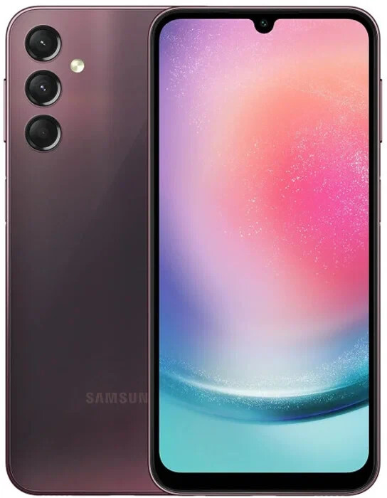 

Телефон Samsung Galaxy A24 6/128Gb темно-красный (SM-A245)