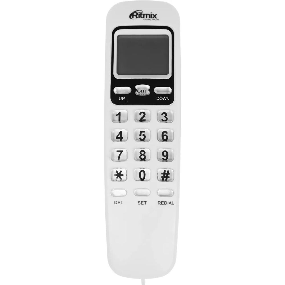 

Проводной телефон Ritmix RT-010 белый