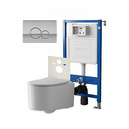 

Комплект инсталляции Point PN48101SC (Элемент PN45120 +Клав. Виктория сатин/хром PN44061SC +Унитаз Веста PN41701)