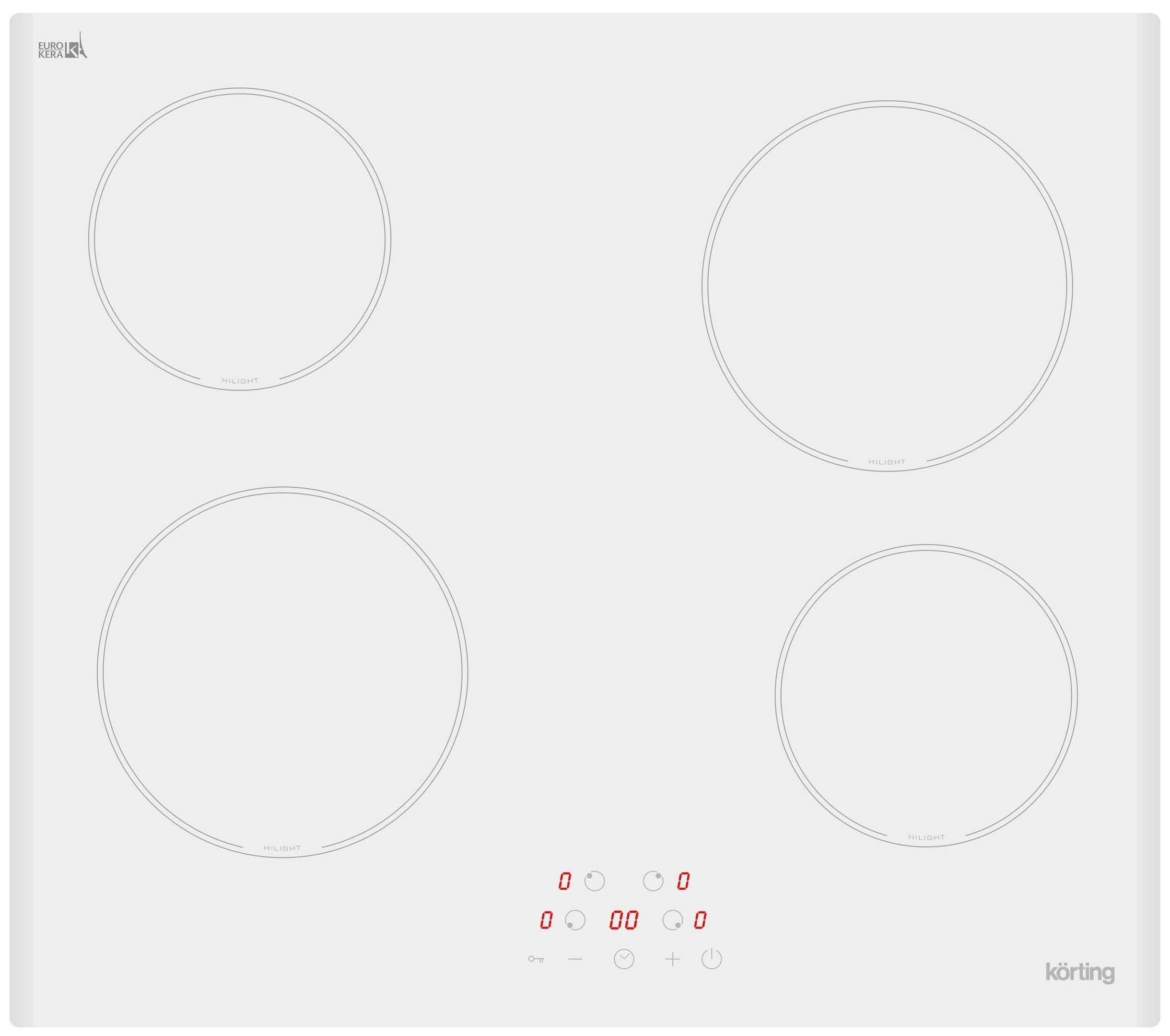 

Электрическая варочная панель Korting HK 60003 BW