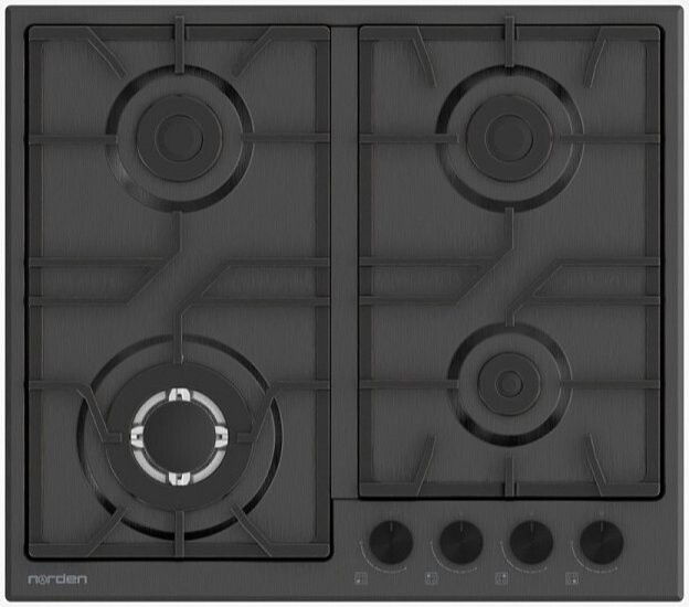 

Газовая варочная панель Norden AZTECH 6L3GT MIX DARK INOX